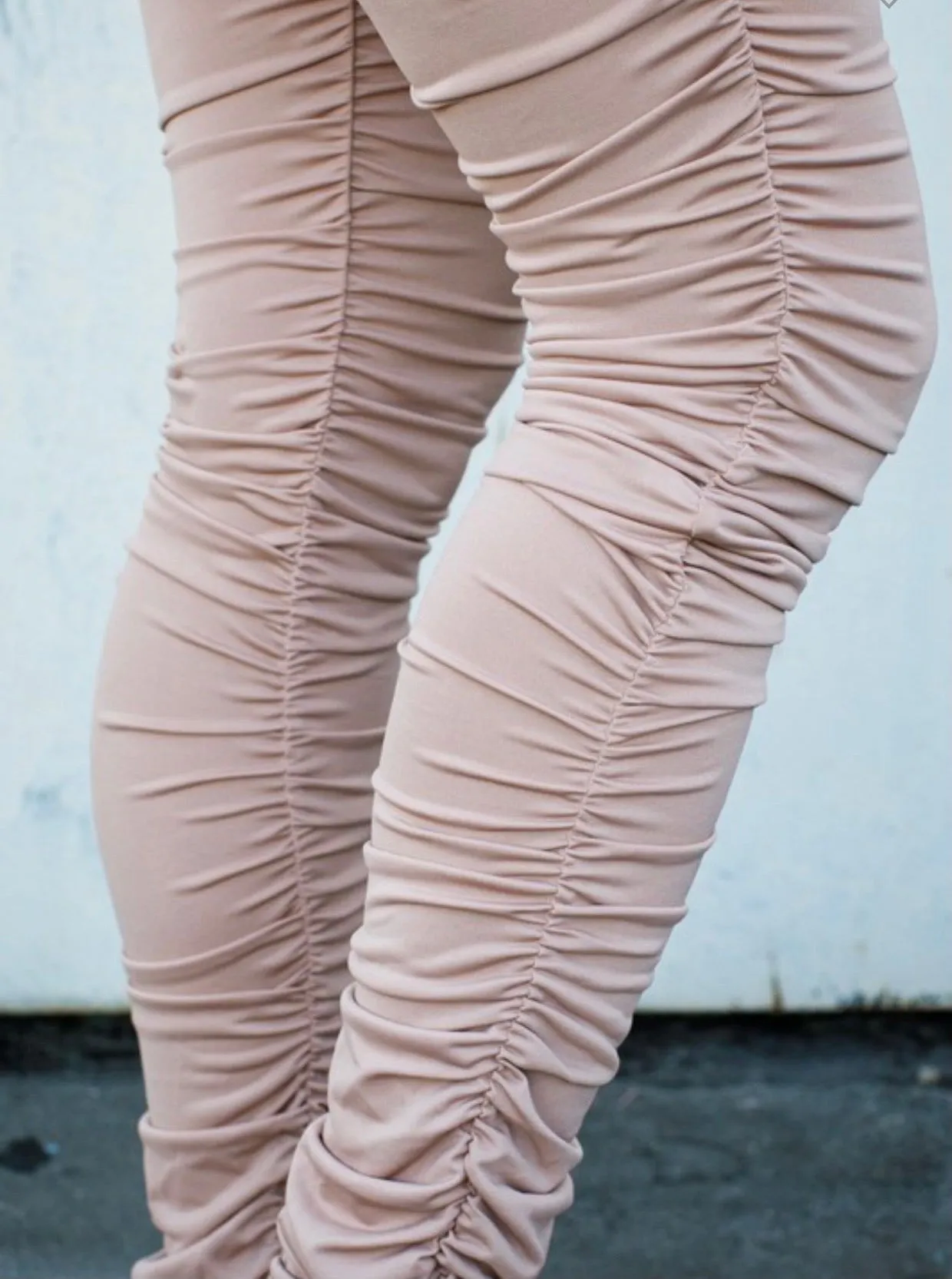 Baddie Stacked Ruched Pants