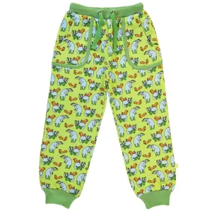 Badger and Squirrel Sweatpants - Pear Green (Last one! 7-8y)