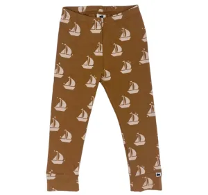 Bamboo/Cotton Leggings | Sailboats