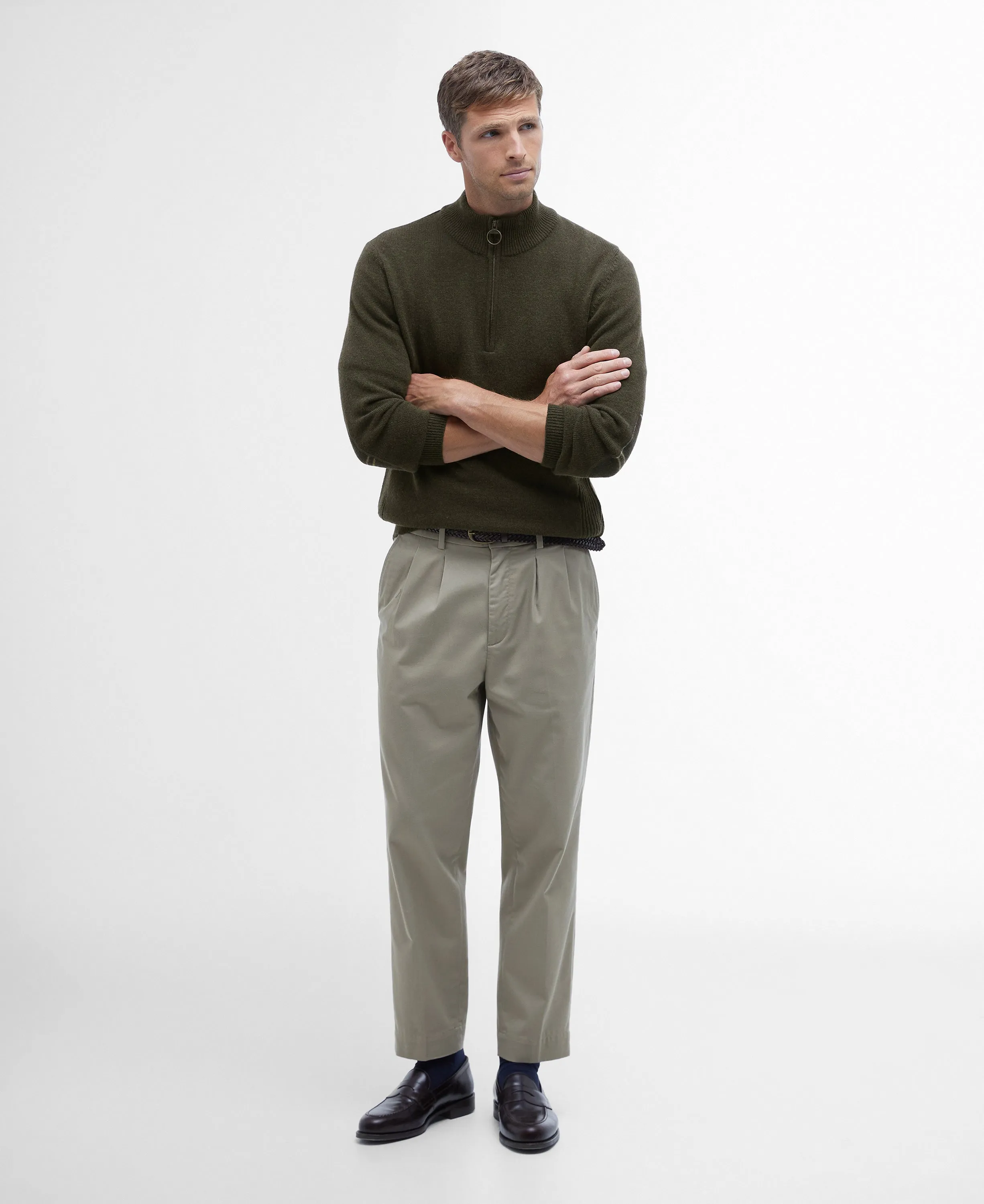 Barbour Holden Half Zip Men's Sweater