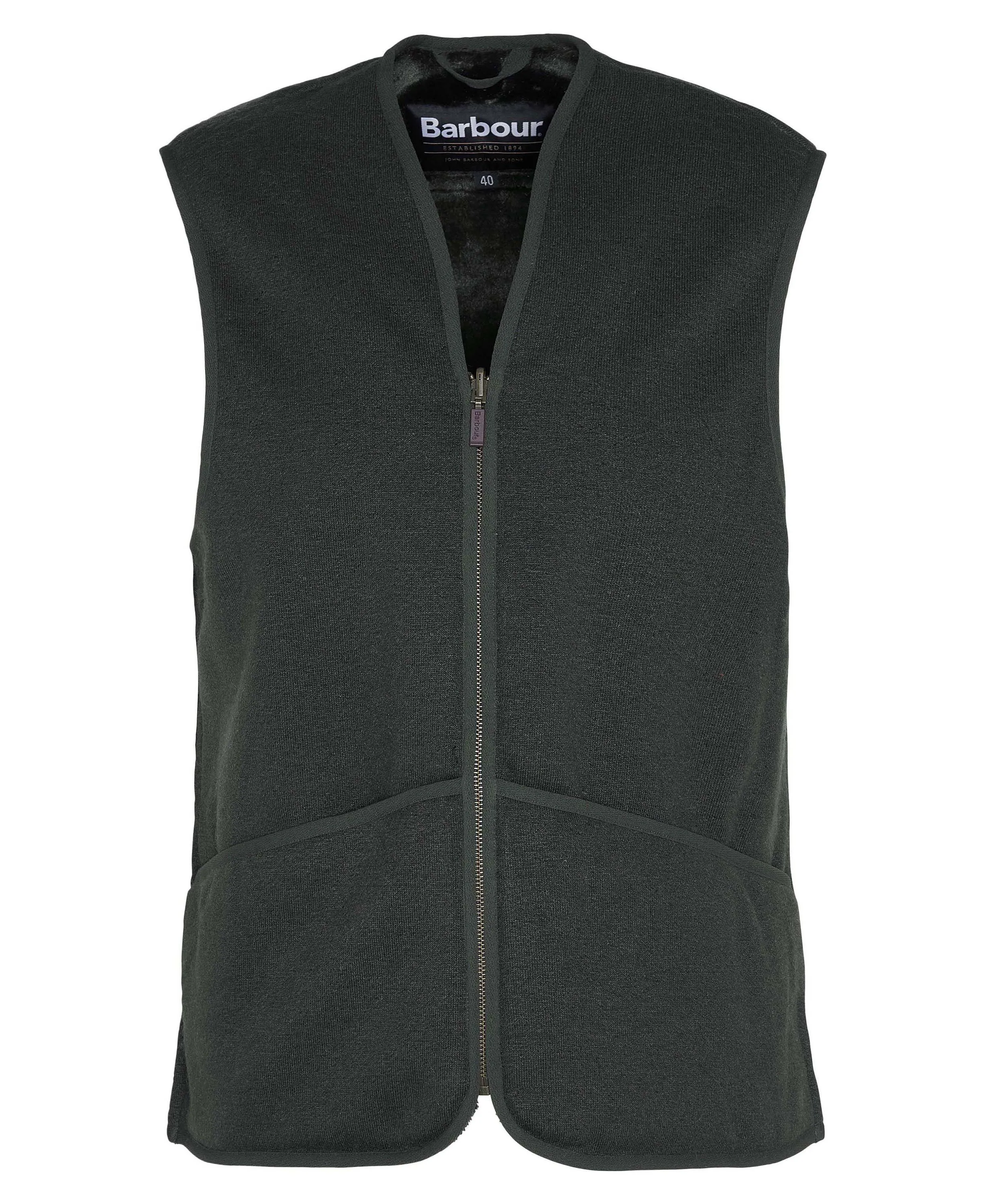 Barbour Warm Pile Waistcoat Zip-in Liner