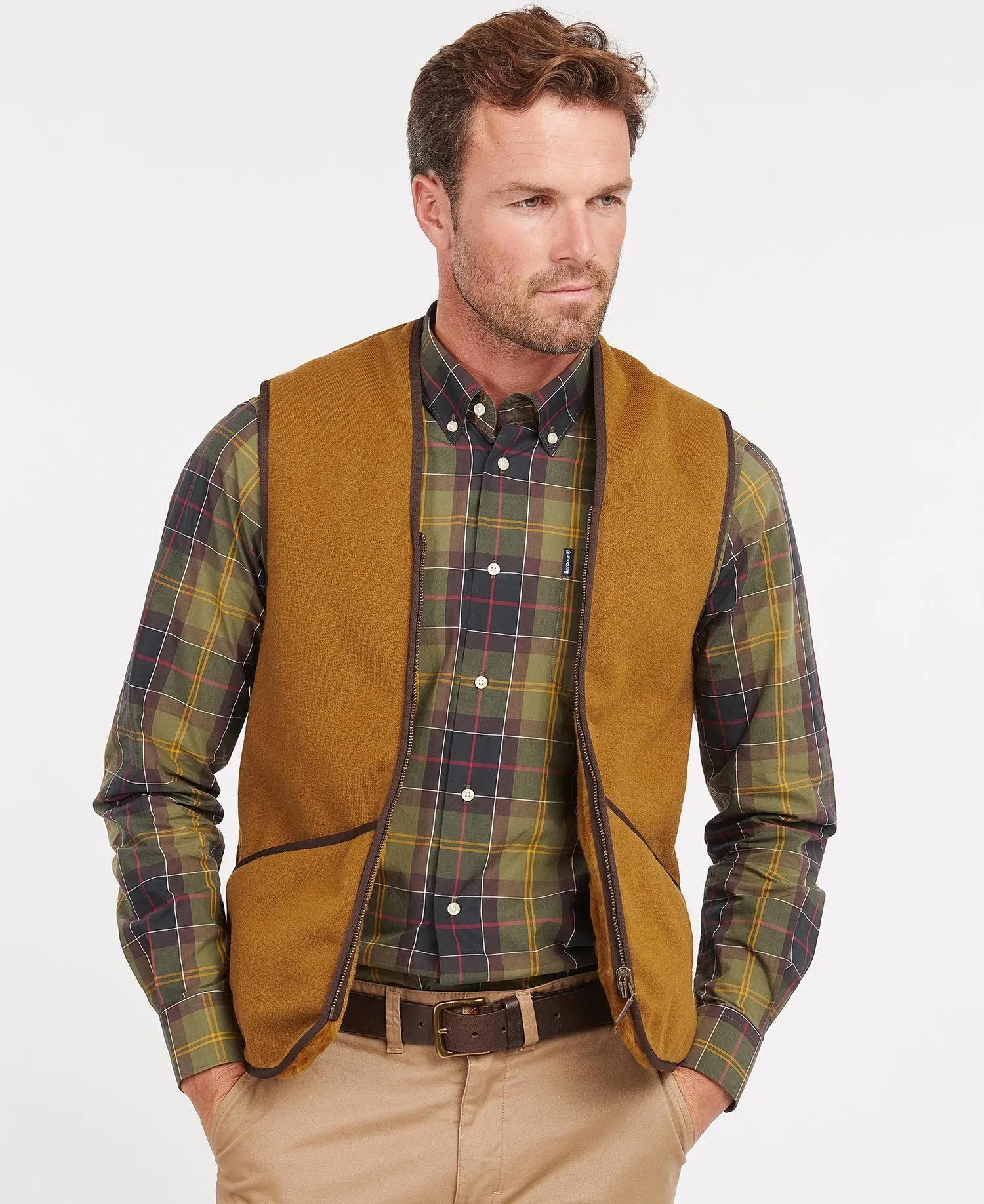 Barbour Warm Pile Waistcoat Zip-in Liner