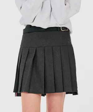 BENECIA 12 Brushed Classic Skirt - Gray