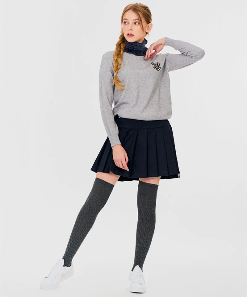 BENECIA 12 Classic Skirt With Fleece - Navy
