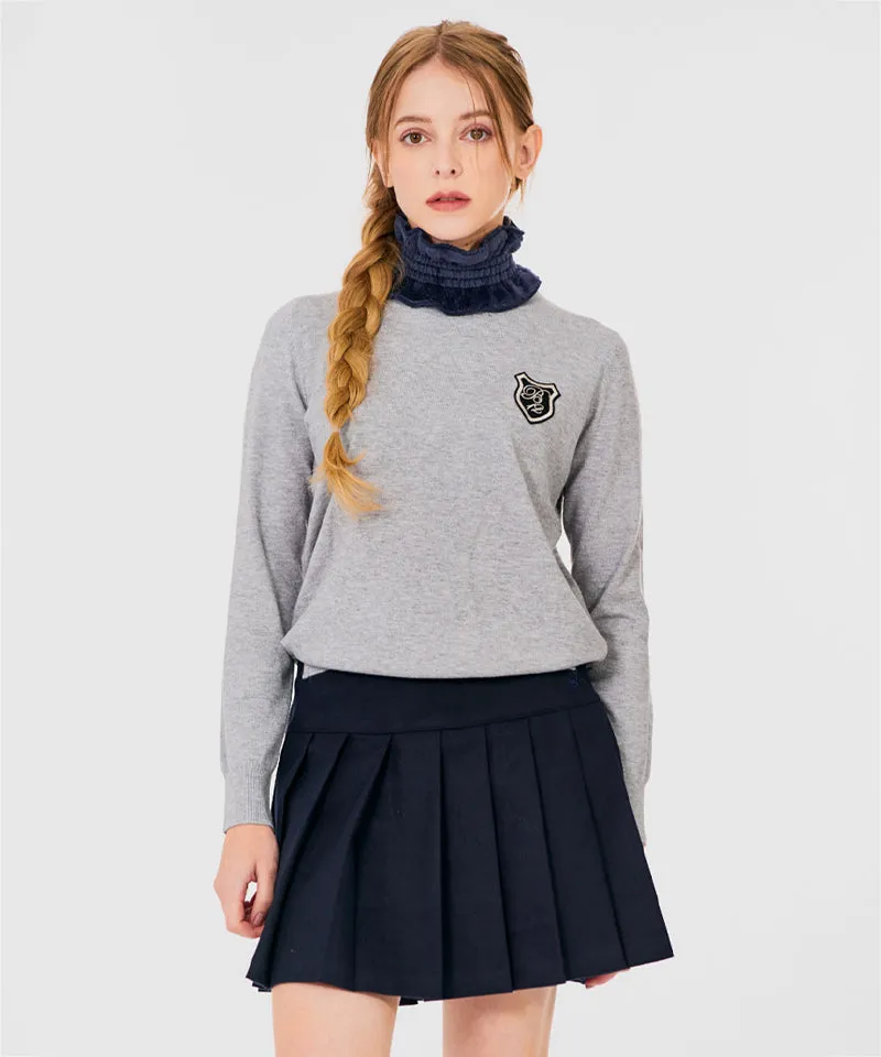 BENECIA 12 Classic Skirt With Fleece - Navy