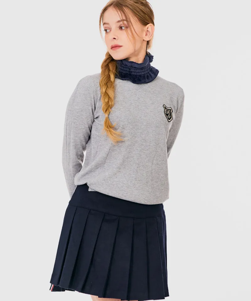 BENECIA 12 Classic Skirt With Fleece - Navy