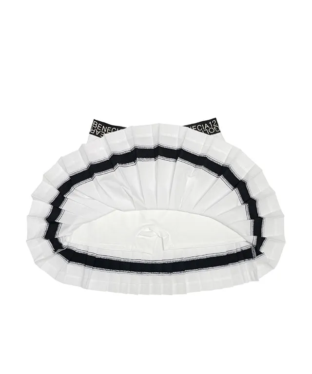 BENECIA 12 Color Matching Pleats - White Black