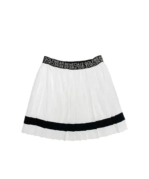 BENECIA 12 Color Matching Pleats - White Black