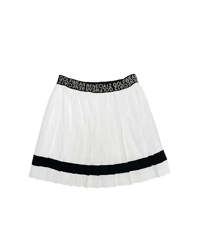BENECIA 12 Color Matching Pleats - White Black