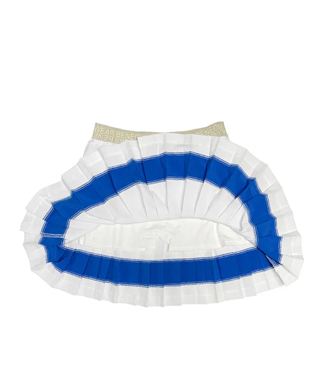 BENECIA 12 Color Matching Pleats - White Blue