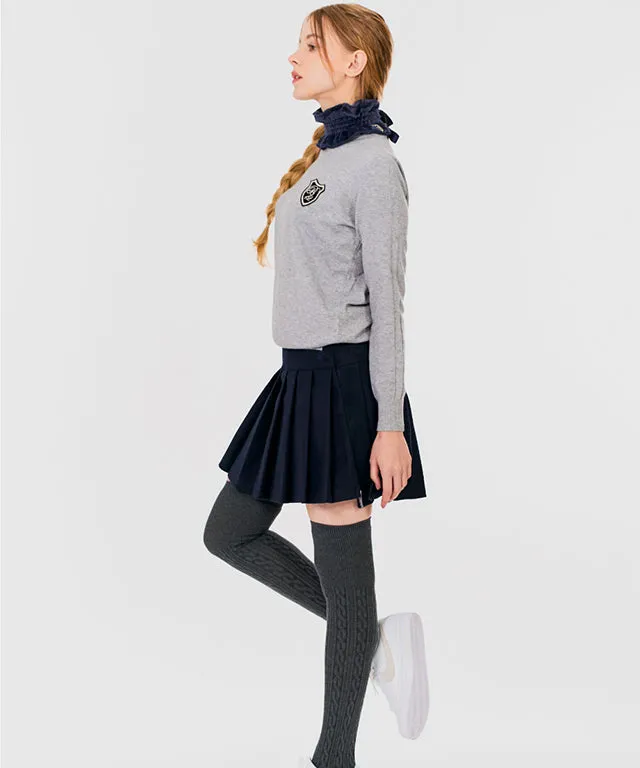 BENECIA 12 Raised Classic Skirt - Navy