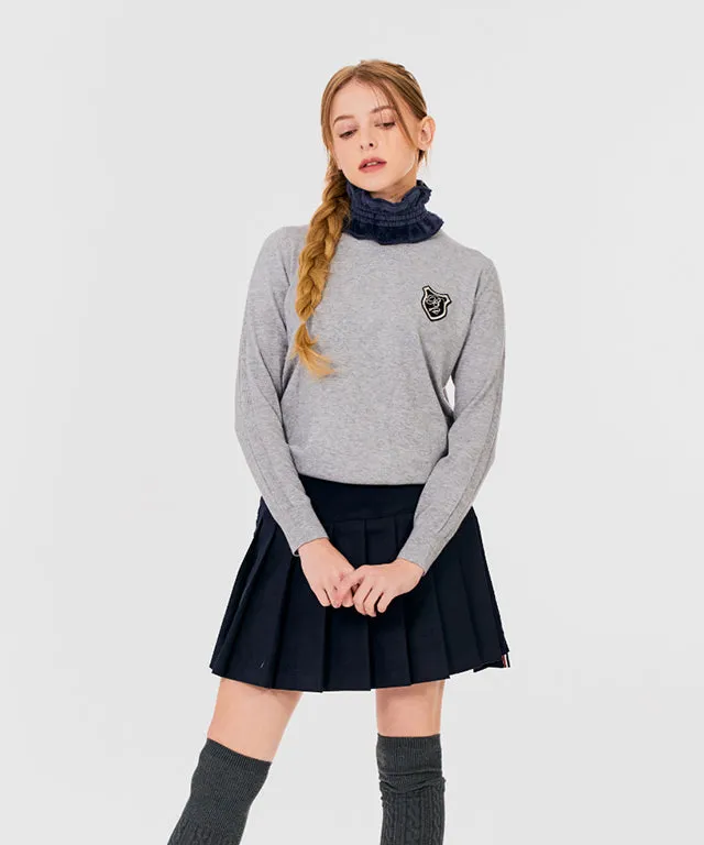 BENECIA 12 Raised Classic Skirt - Navy