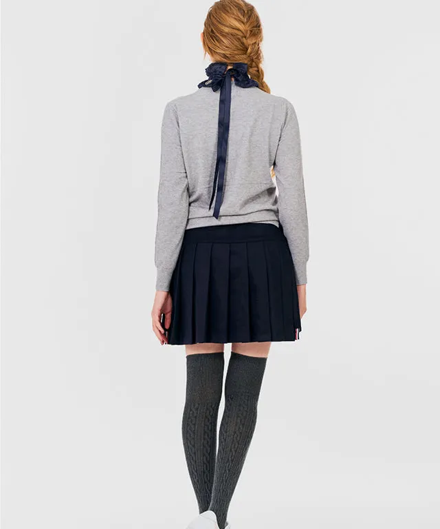 BENECIA 12 Raised Classic Skirt - Navy