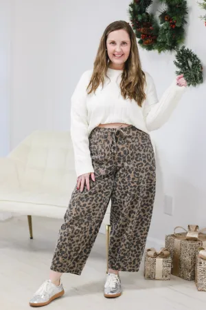 Best of the Best Leopard Barrel Jeans