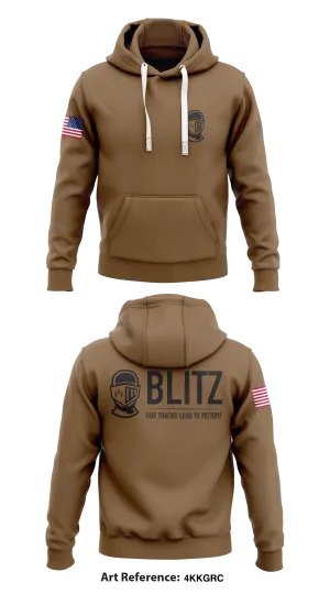 Blitz Company  Core Men's Hooded Performance Sweatshirt - 4kkgrc
