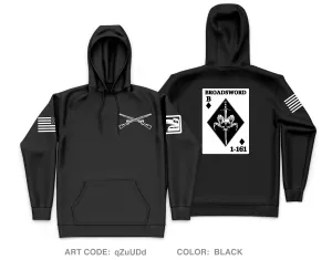BOLD COMPANY, 1ST BN 161ST INFANTRY REGIMENT Core Men's Hooded Performance Sweatshirt - qZuUDd