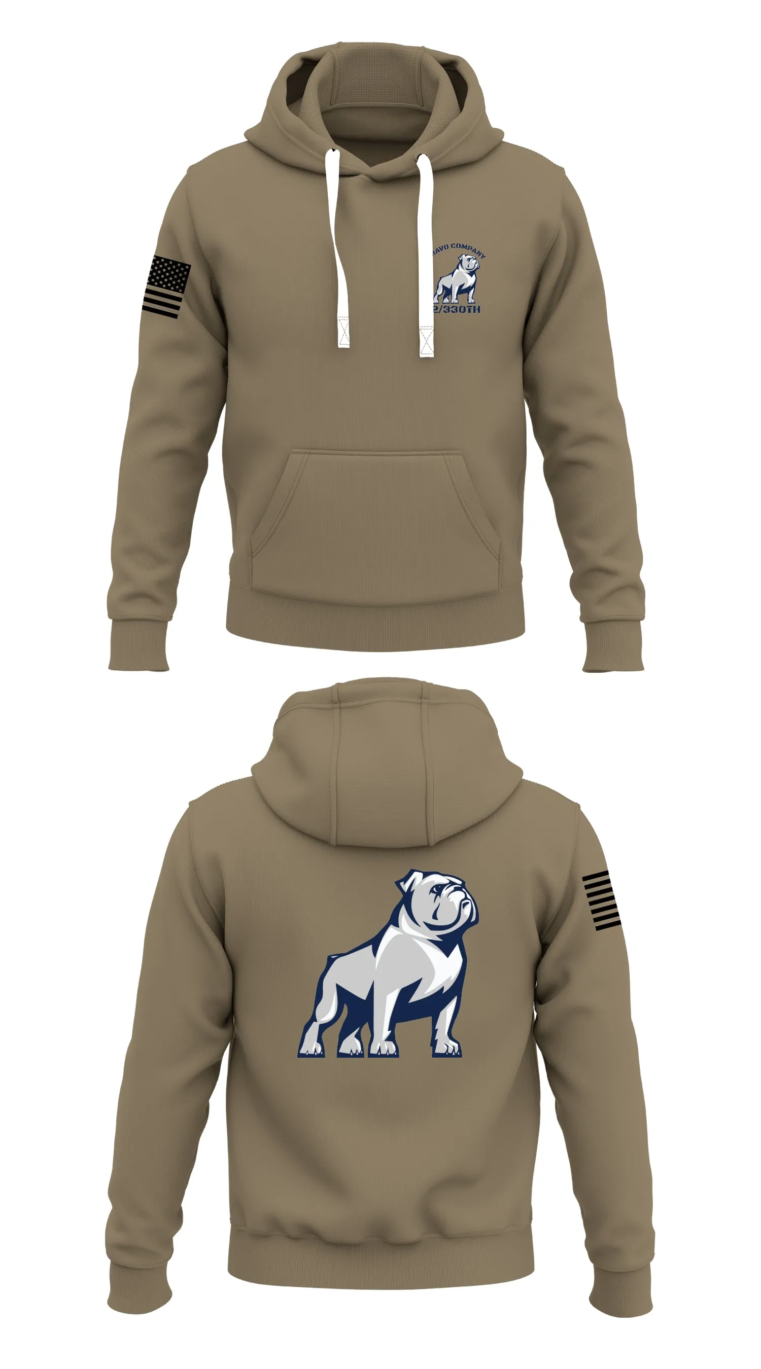 Bravo company 2/33th Store 1  Core Men's Hooded Performance Sweatshirt - 72081350040