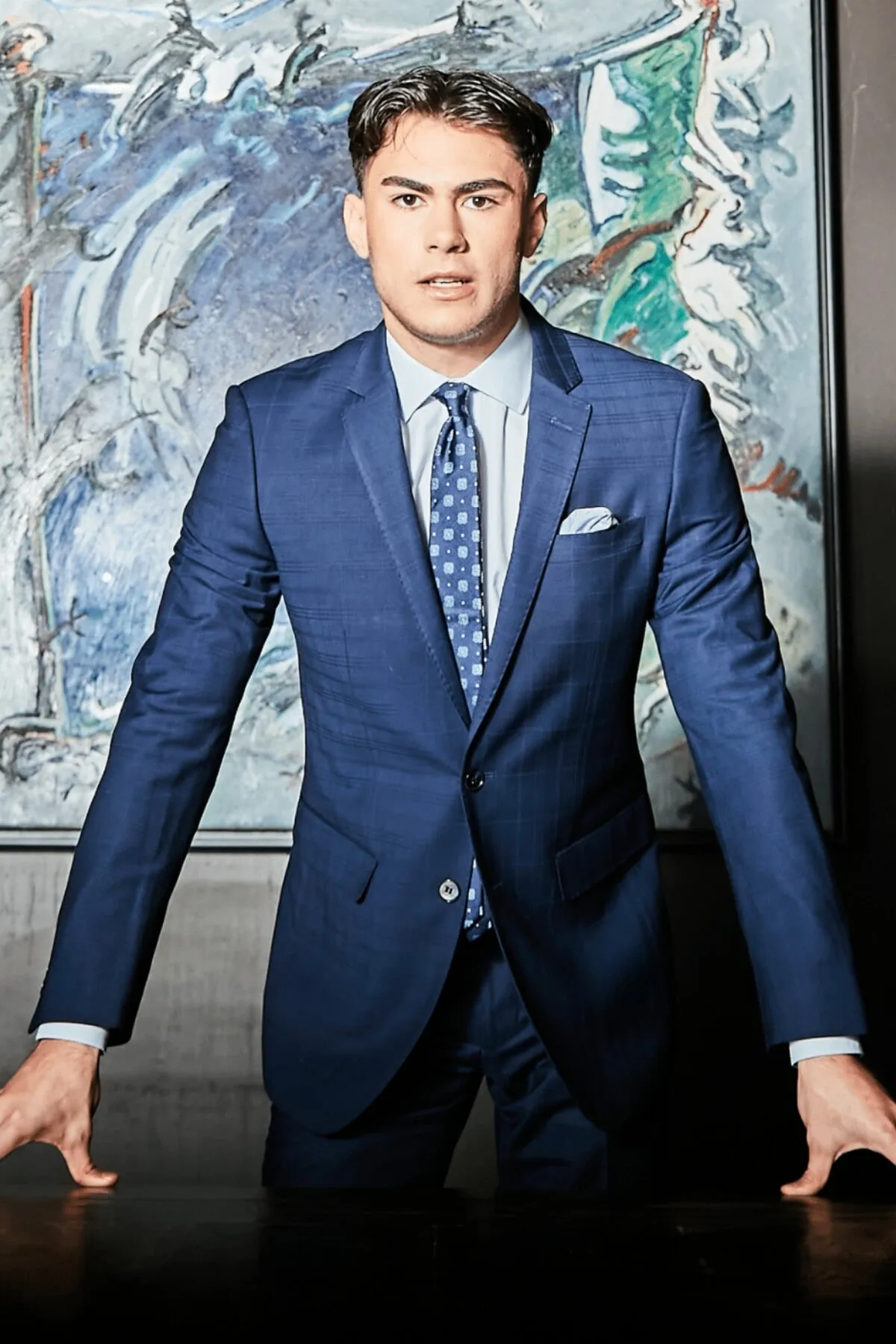 Bruton Abram Check Suit Jacket