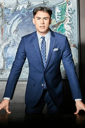 Bruton Abram Check Suit Jacket
