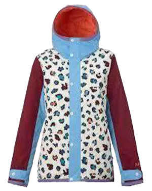 Burton Twc Yea Jacket - Rainbow Cheeta (S)