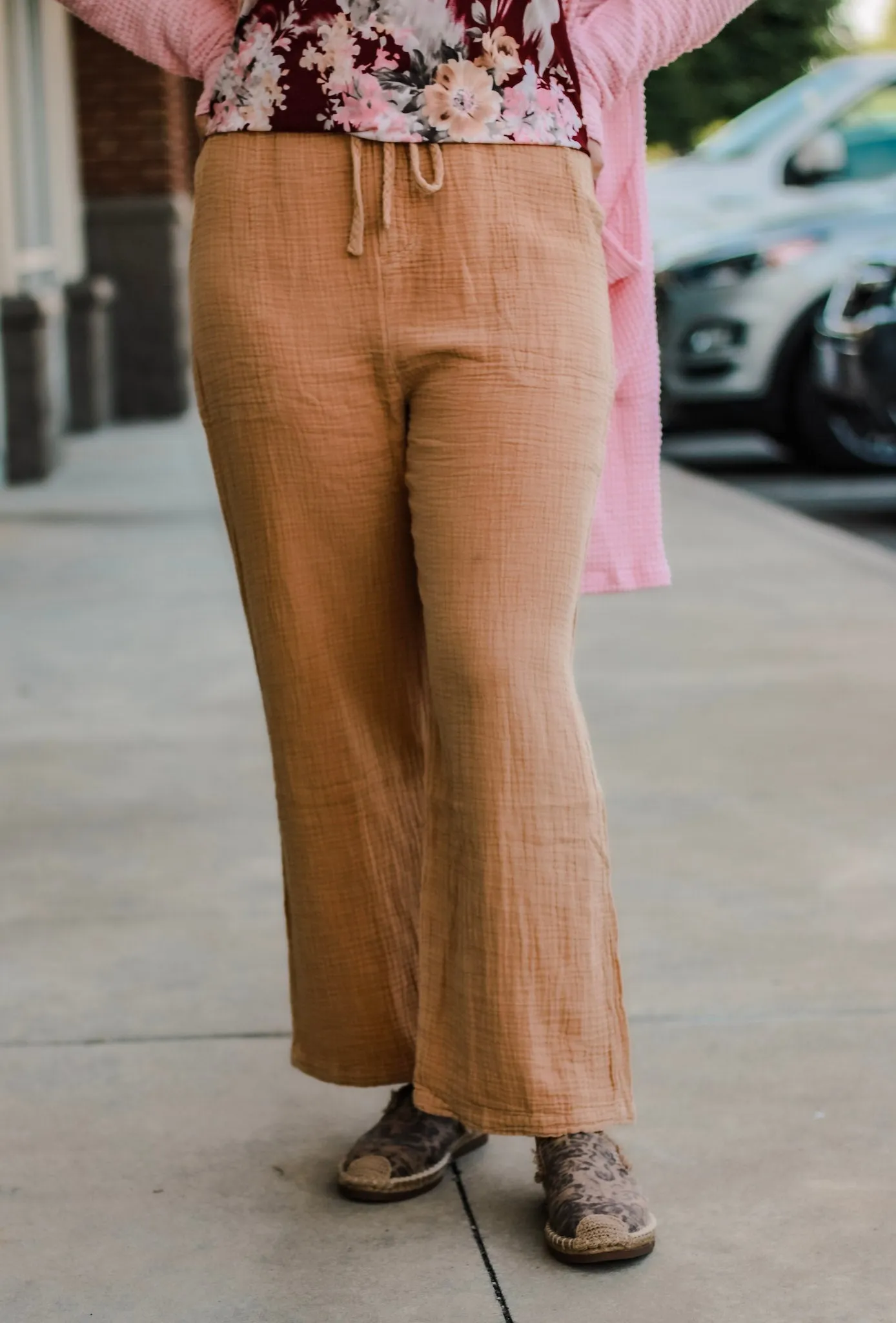 Caramel Apples Gauzed Pants