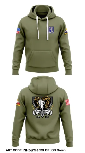 Charger Co, 1-77 AR  Core Men's Hooded Performance Sweatshirt - NRbuYR