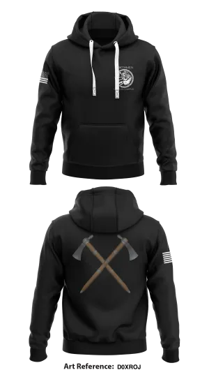 Charlie company, 92nd CA BN Store 1  Core Men's Hooded Performance Sweatshirt - D0XrOj