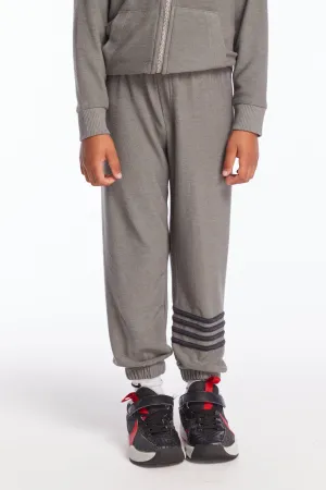 CHASER- Black Stripping Sweatpants (grey)