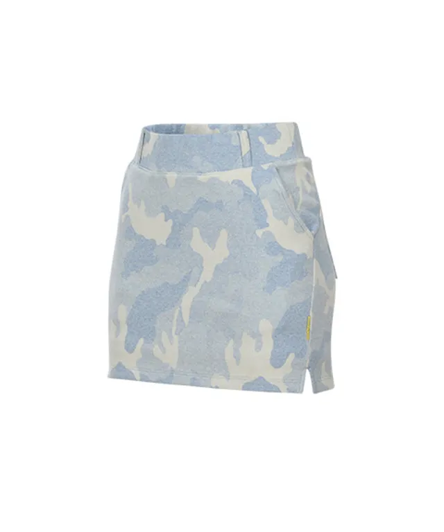CHUCUCHU Candy Camo Skirt - Sky Blue