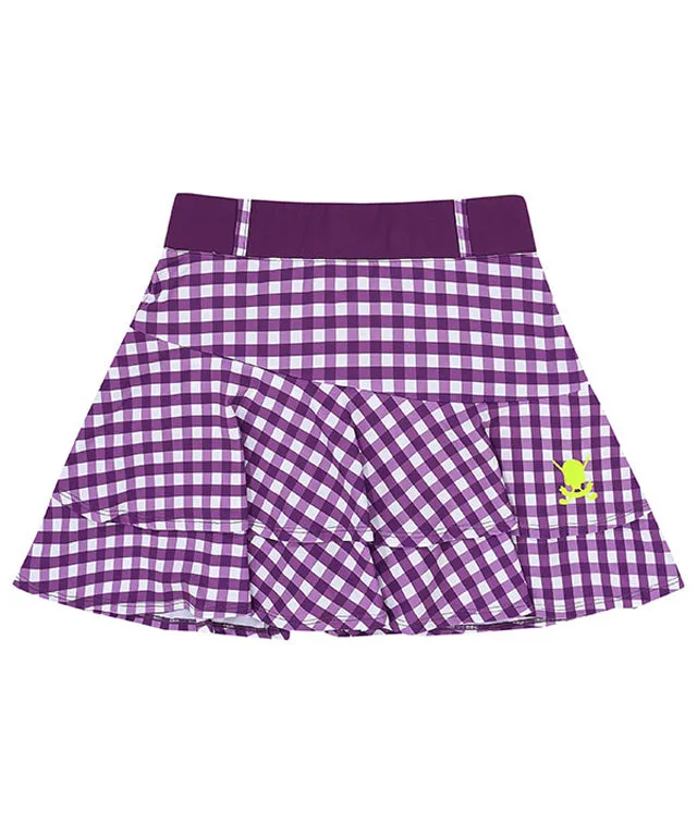 CHUCUCHU Gingham Check Skirt- 3 Colors