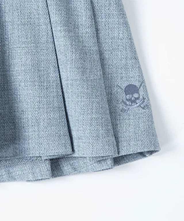 CHUCUCHU Sarah Twill Skirt - Sky Blue