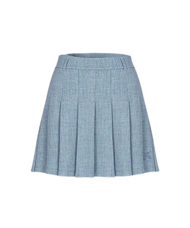 CHUCUCHU Sarah Twill Skirt - Sky Blue