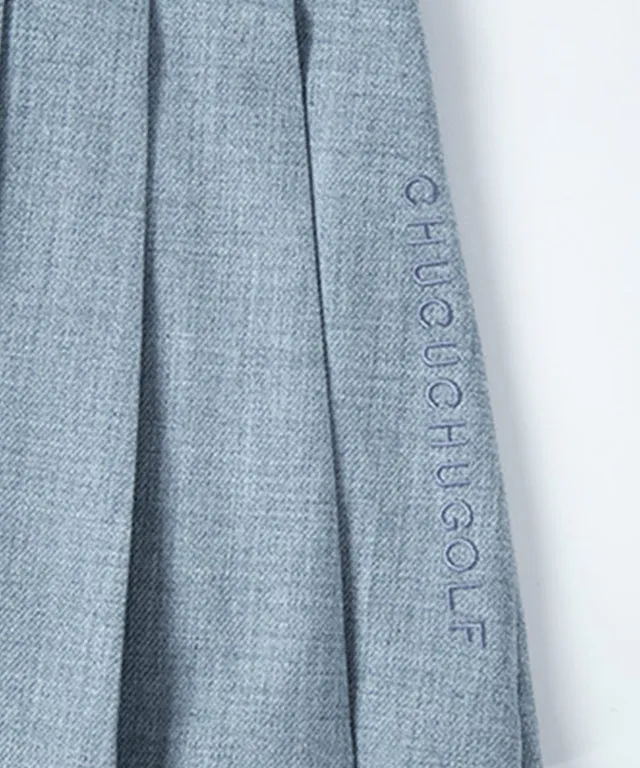 CHUCUCHU Sarah Twill Skirt - Sky Blue