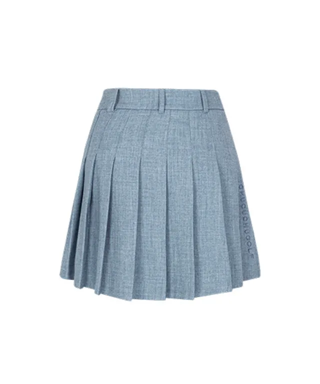 CHUCUCHU Sarah Twill Skirt - Sky Blue