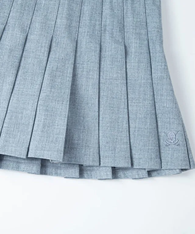 CHUCUCHU Sarah Twill Skirt - Sky Blue
