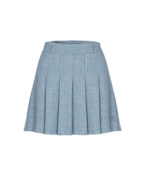 CHUCUCHU Sarah Twill Skirt - Sky Blue