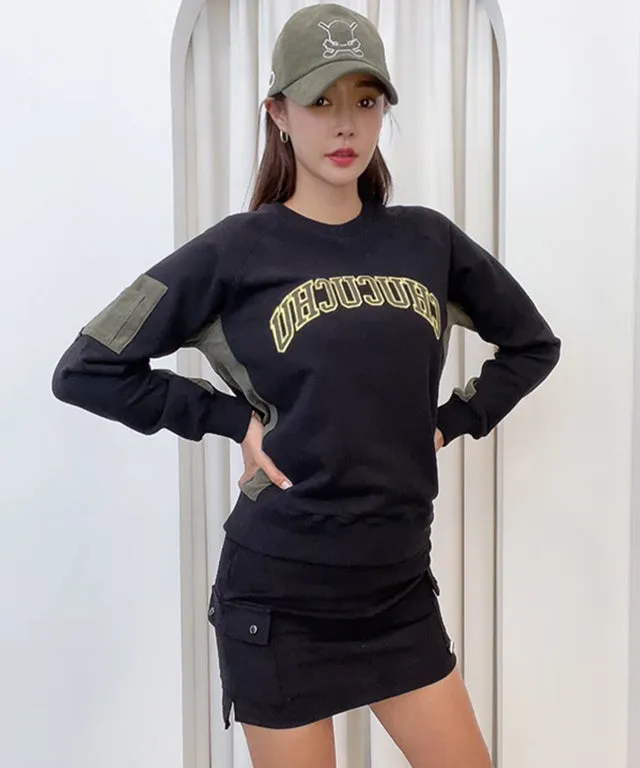 CHUCUCHU Split H-Line Skirt - Black