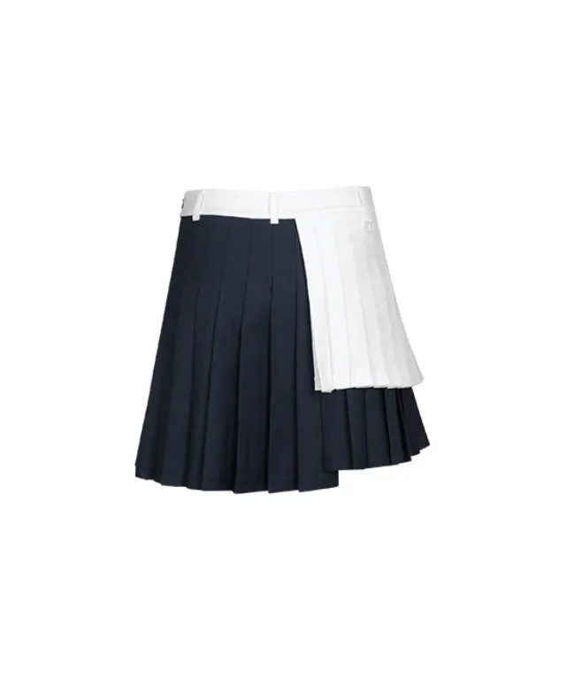 CHUCUCHU Two-Color Double Skirt