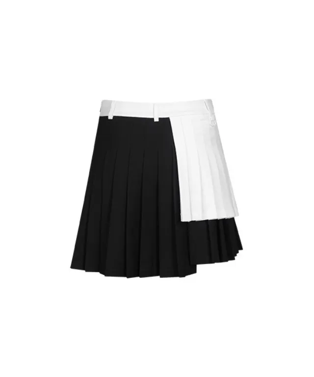 CHUCUCHU Two-Color Double Skirt