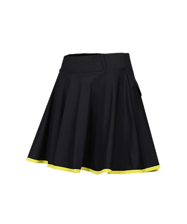 CHUCUCHU Women's Line Point Skirt - Black