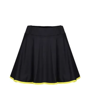 CHUCUCHU Women's Line Point Skirt - Black