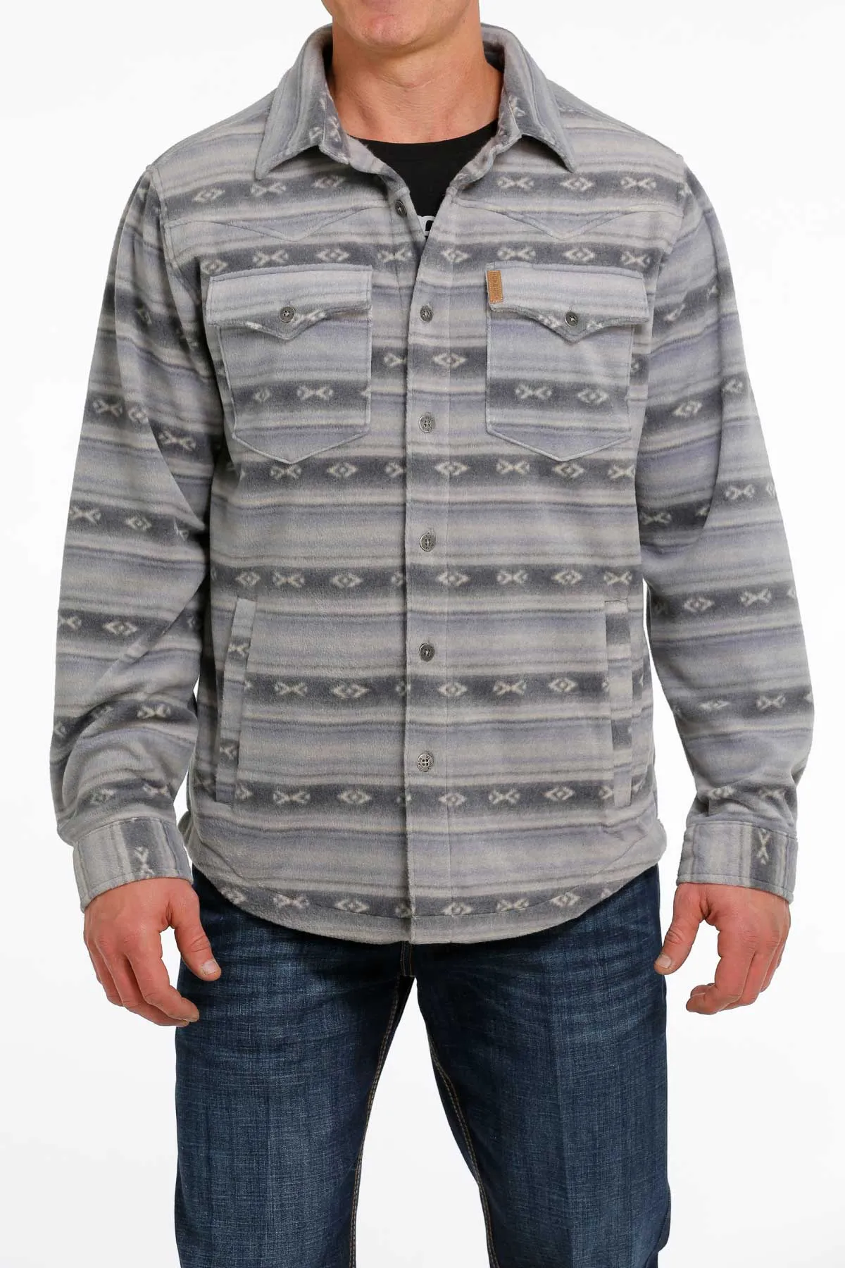 Cinch Men's Grey Shirt Jacket
