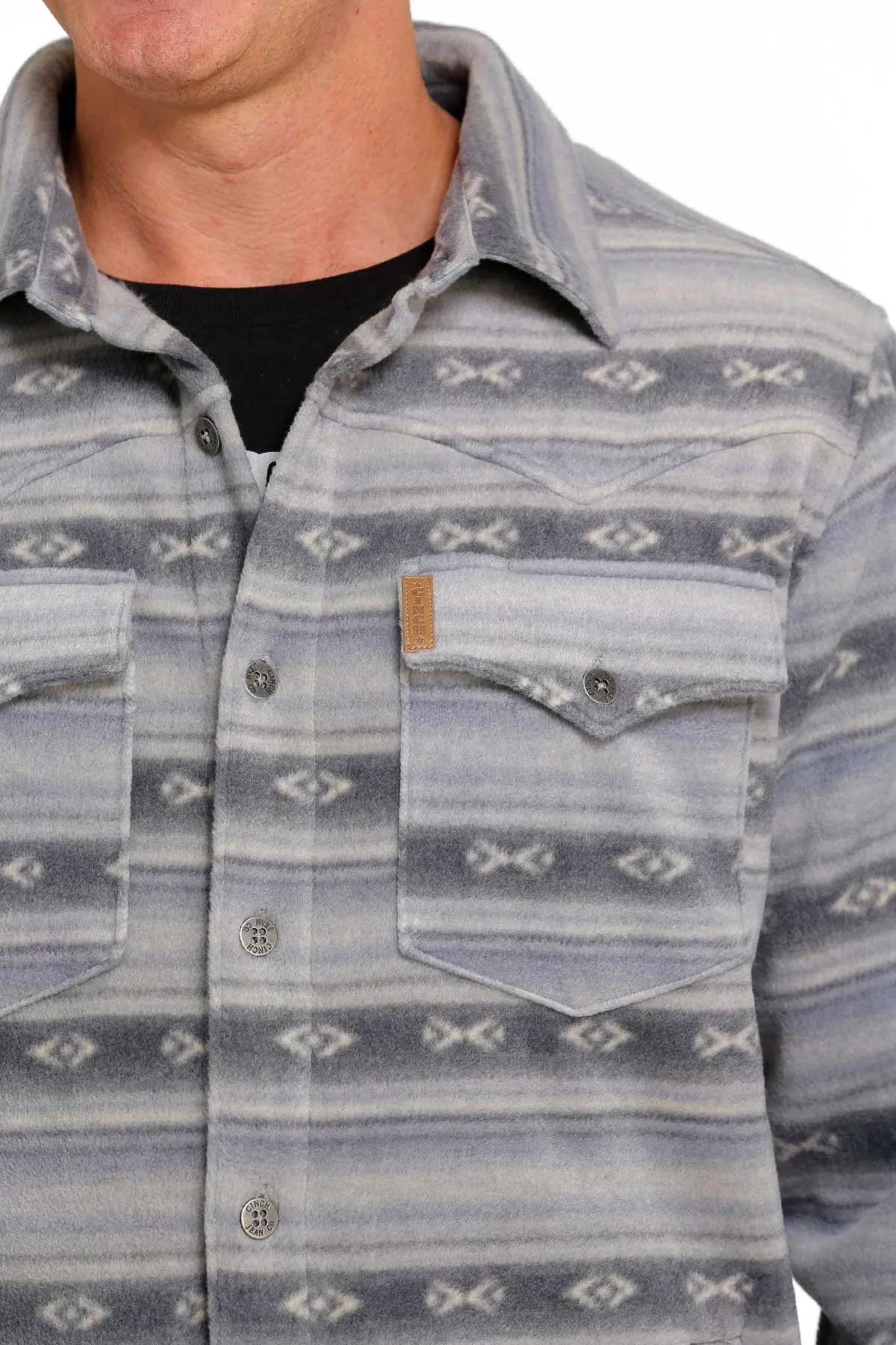Cinch Men's Grey Shirt Jacket