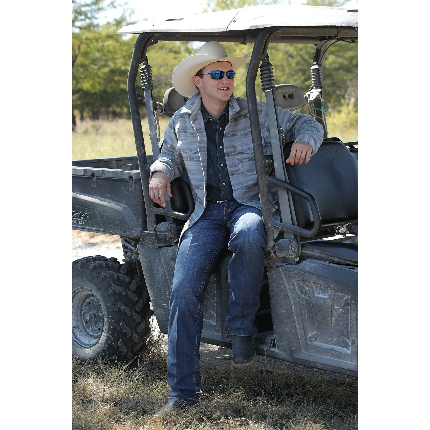 Cinch Men's Grey Shirt Jacket