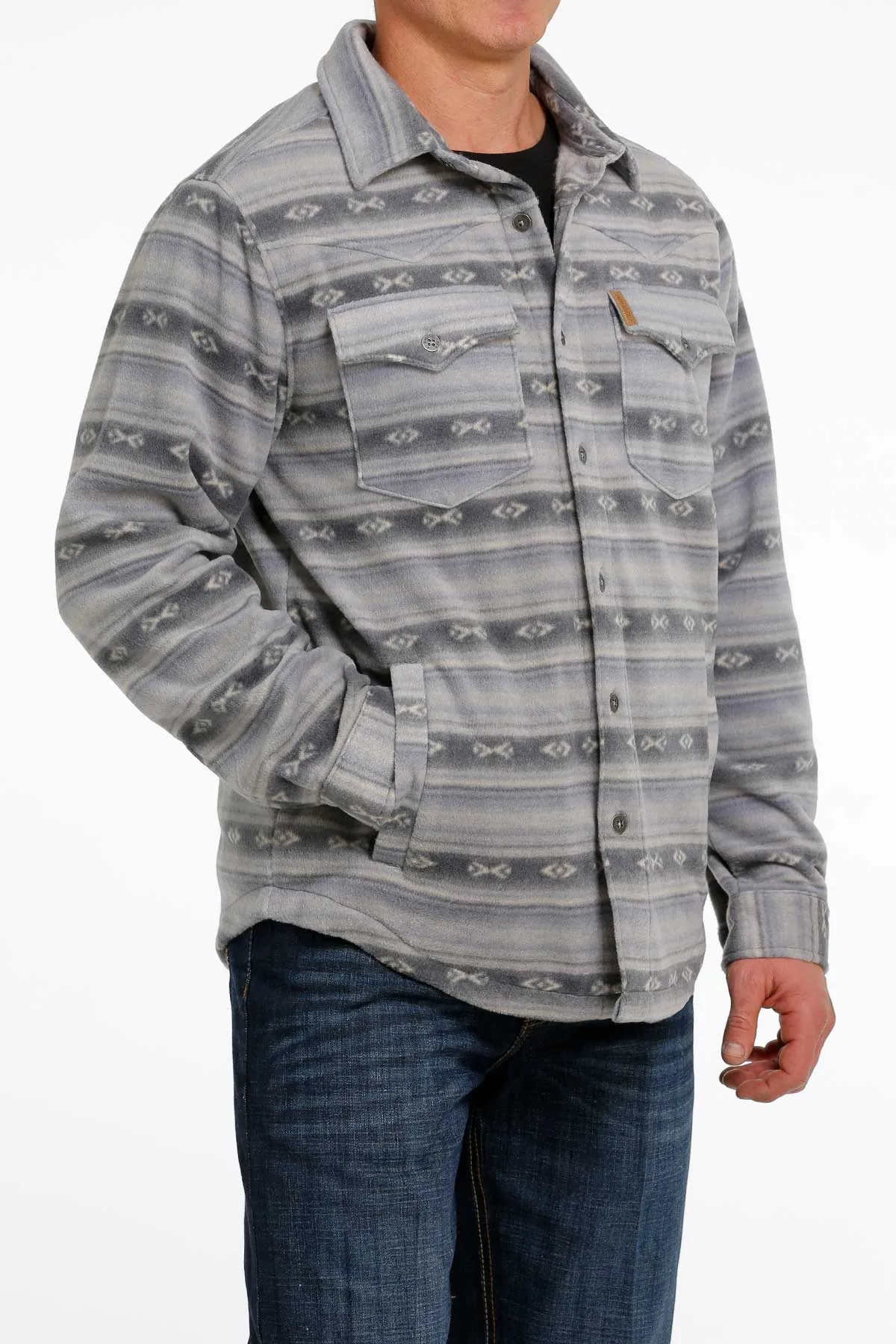 Cinch Men's Grey Shirt Jacket