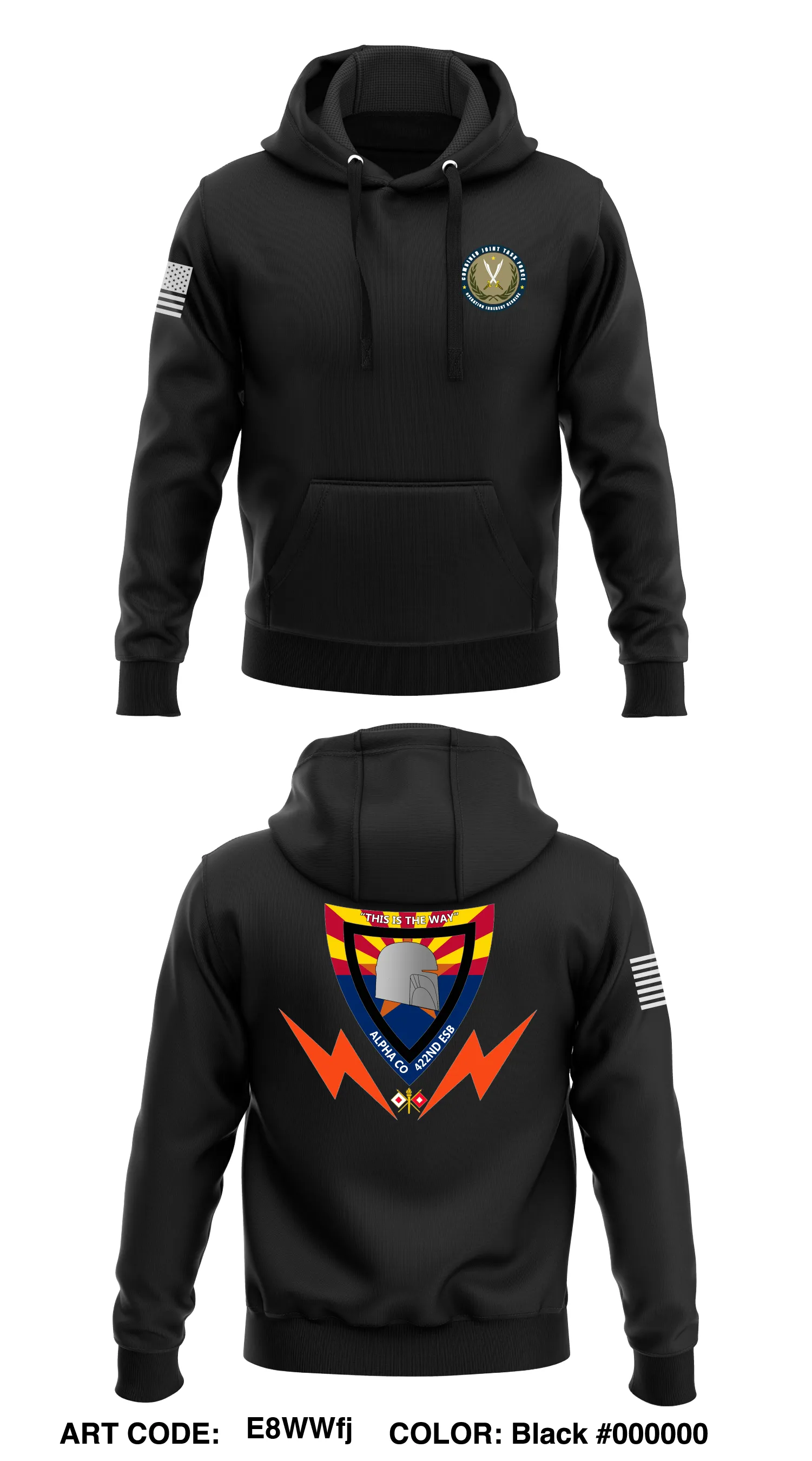 Co A 422 ESB Store 1  Core Men's Hooded Performance Sweatshirt - E8WWfj