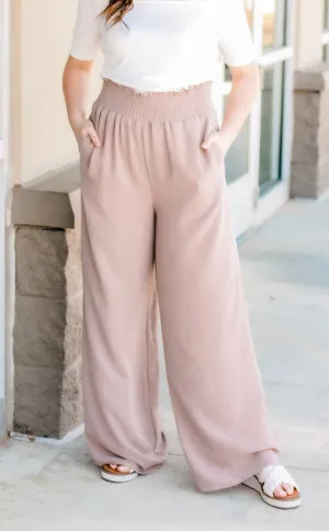 Cute in Comfort Pants in Mocha