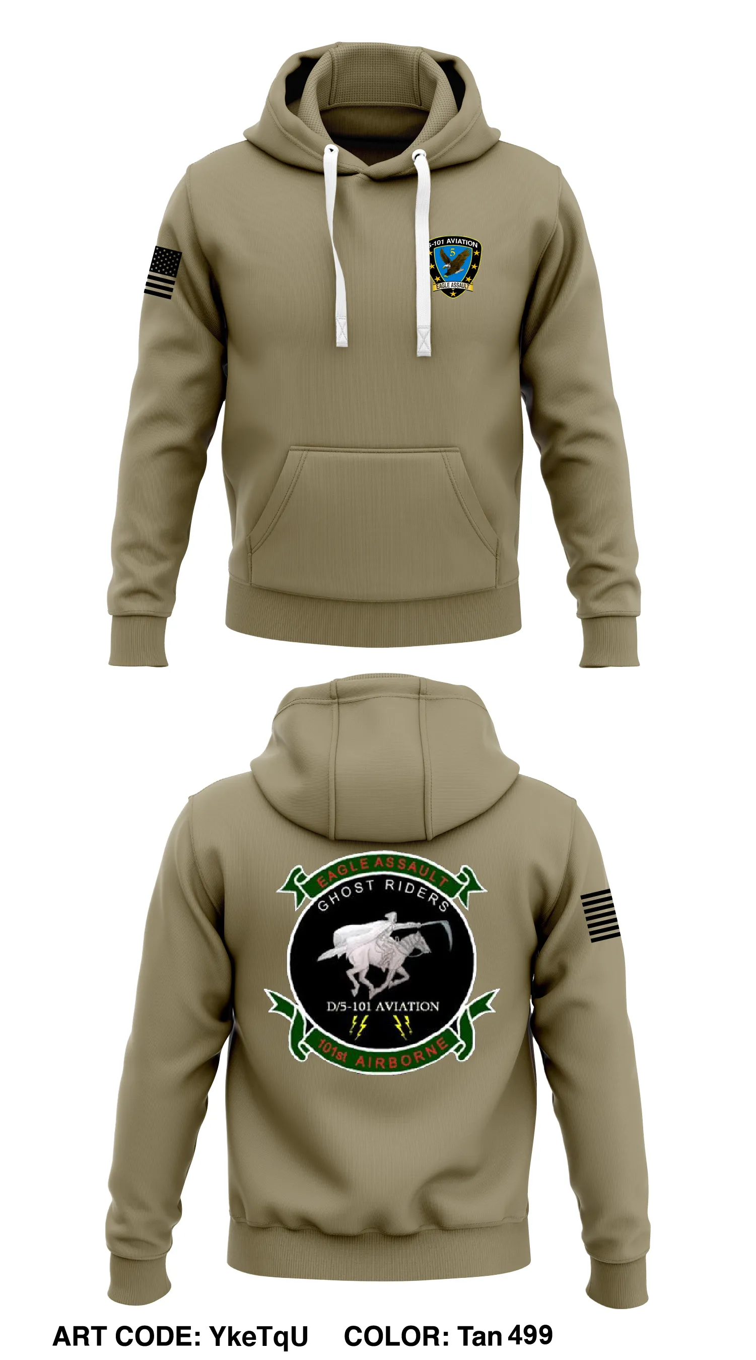 D Co, 5 BN, 11st CAB Store 1  Core Men's Hooded Performance Sweatshirt - YkeTqU