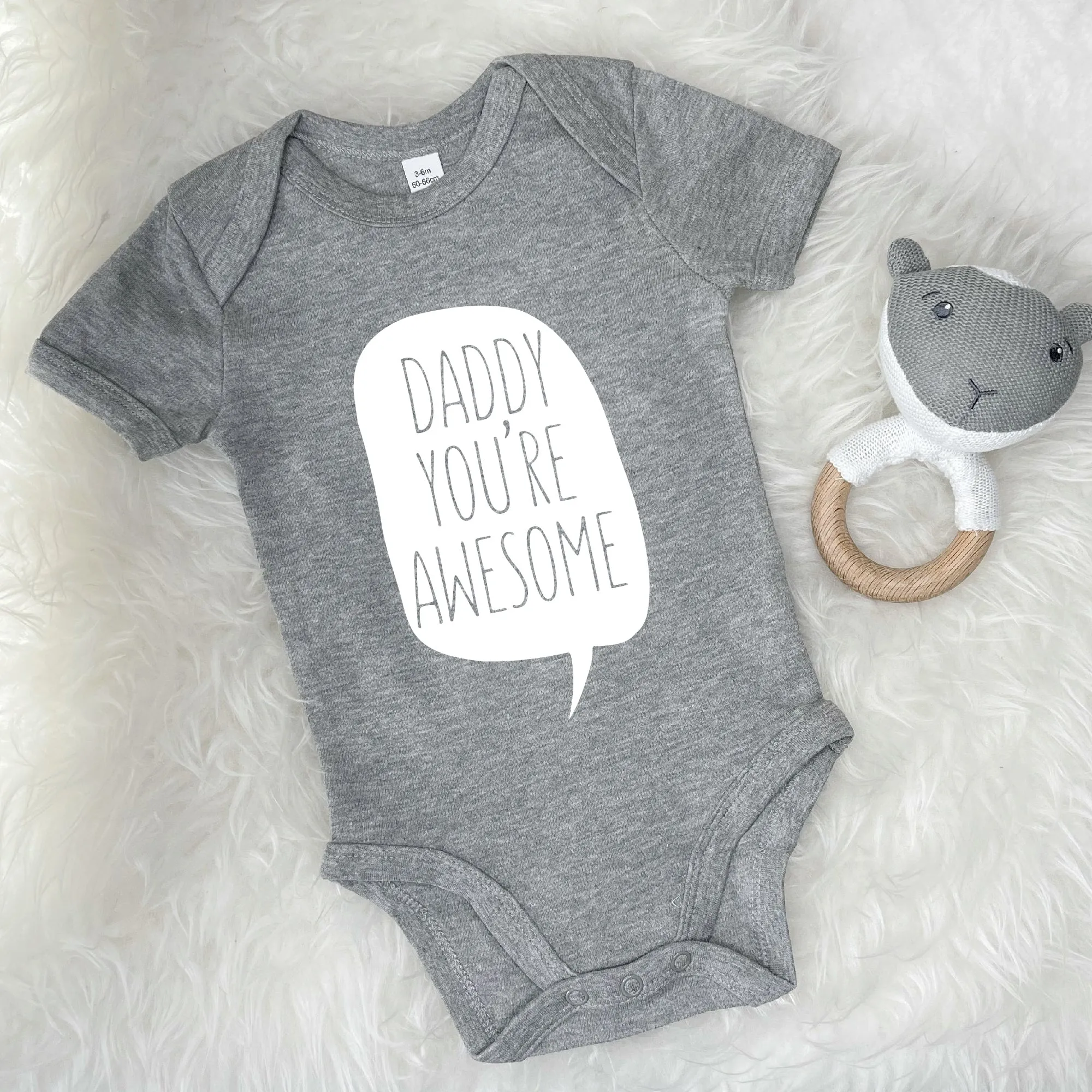 Daddy You're Awesome' Babygrow