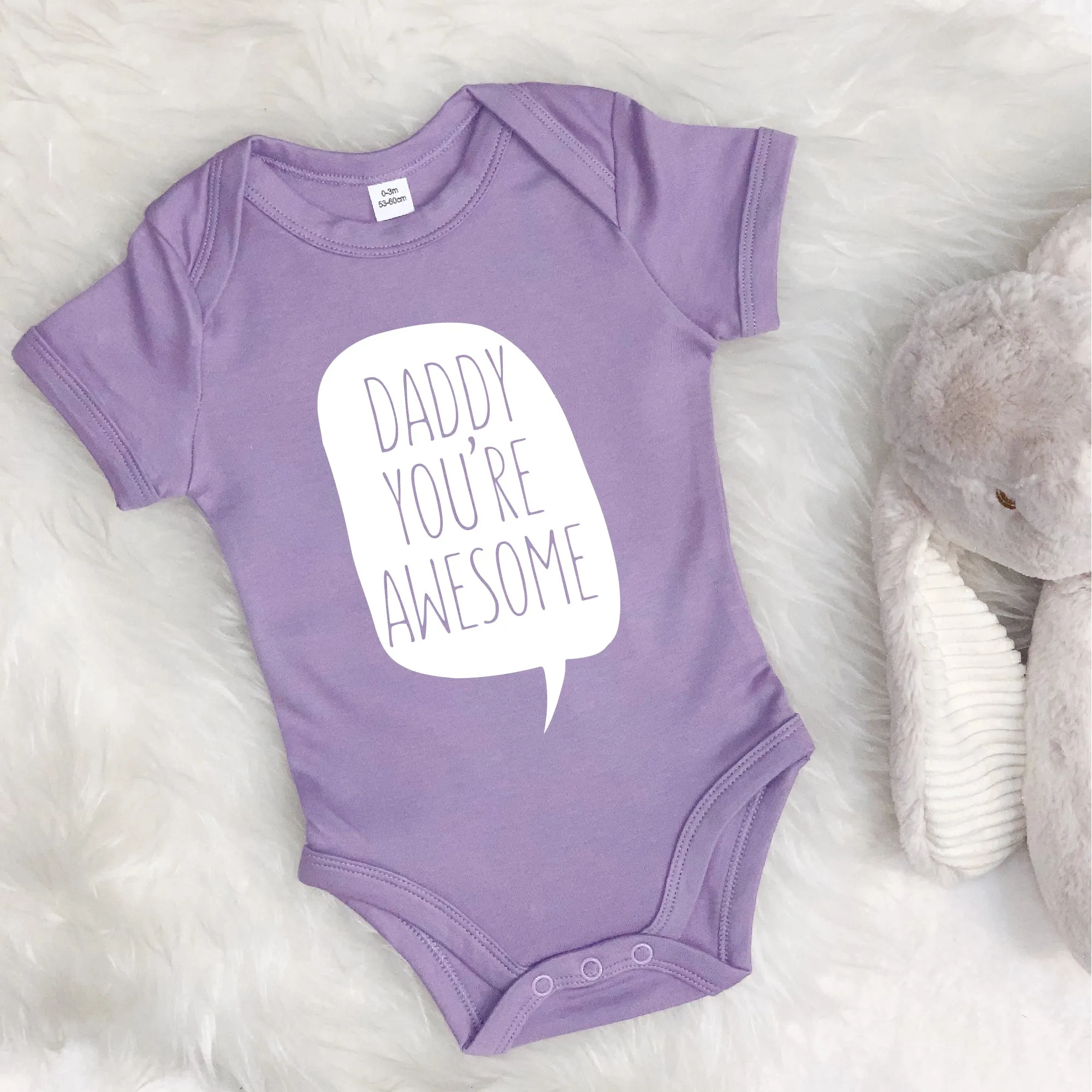 Daddy You're Awesome' Babygrow